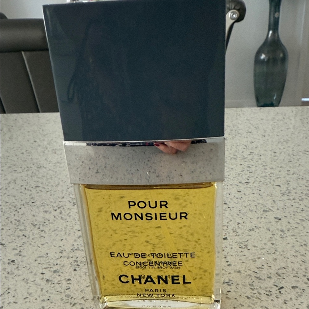 CHANEL Pour Monsieur Eau de Toilette with Silver Gray Cap 2.5